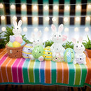 🐰✨ Estatueta LED Coelhinho com Ovo de Páscoa – Decorativo, Educativo e Iluminado | Presente Criativo, Topo de Bolo, Enfeite para Festa e Casa