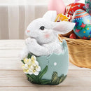 🐰🌸 Decoração de Páscoa Coelhinho em Resina – Enfeite de Mesa de Primavera | Ornamento Fofo