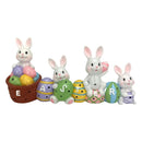 🐰✨ Estatueta LED Coelhinho com Ovo de Páscoa – Decorativo, Educativo e Iluminado | Presente Criativo, Topo de Bolo, Enfeite para Festa e Casa