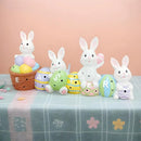 🐰✨ Estatueta LED Coelhinho com Ovo de Páscoa – Decorativo, Educativo e Iluminado | Presente Criativo, Topo de Bolo, Enfeite para Festa e Casa