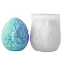 🕯️🐣 Molde de Silicone 3D Coelhinho e Ovo de Páscoa – Para Velas, Gesso, Sabonetes e Artesanato | Moldes Criativos Feitos à Mão