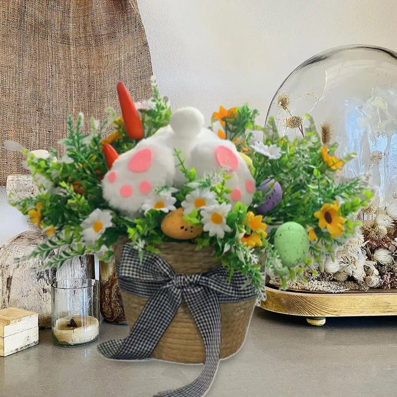  Coelhinho Decorativo de Páscoa – Estatueta Versátil para Casa | Toque Aconchegante e Estético para Qualquer Ambiente