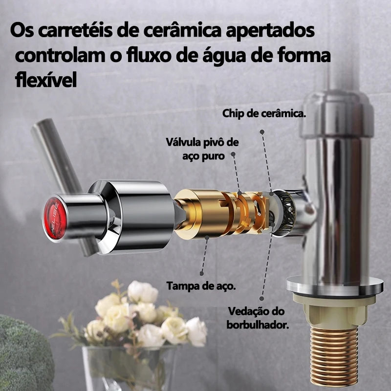Modern Wall-Mounted Sink Faucet for Gourmet Kitchens