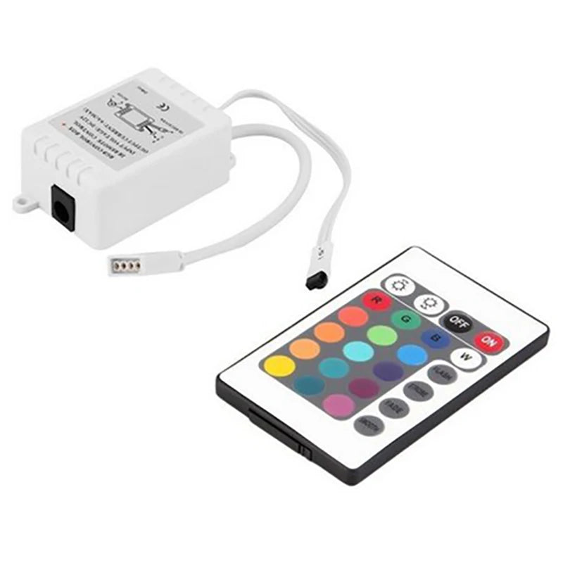 5050 Rgb Led Tape Roll 5m 300 Leds Ip65 + Control + Source